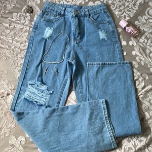 Ripped boyfriend Jeans
